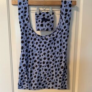 Standard BAGGU blue leopard